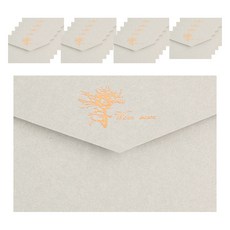 Maket Gamseong 紅色壓花商務信封, 樹, 20個