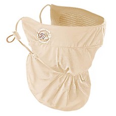 防紫外線高爾夫面罩 H2 型, 淺米色, 1個