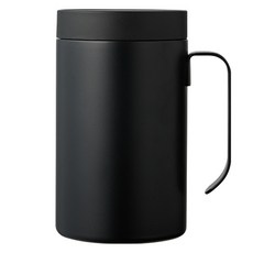 TUMS 極致現代不鏽鋼馬克杯, 真實黑, 460ml, 1個
