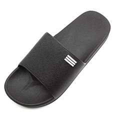 morning glory 男女通用三線拖鞋, 260, 黑色