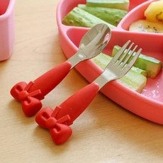 LOVEAT 絲帶餐具套裝, 紅色, 1組