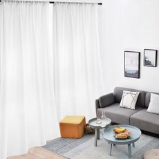 comet Home 透光窗簾, 白色