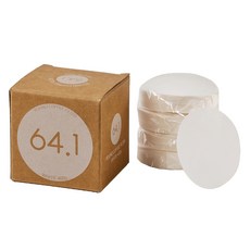 BEANPLUS 大容量圓形 Mydutch 專用咖啡濾紙 白色 64.1mm, 1個, 400入