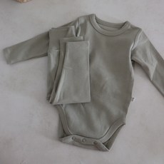 PEEKABOO Chuchu嬰兒長袖包屁衣+長褲套裝