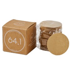 BEANPLUS 大容量圓形 My Dutch 專用咖啡濾紙 棕色 64.1mm, 1個, 400入