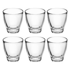 Ocean Glass Cafe Premio Moderno杯 280ml, 6個, 透明
