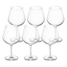 루카리스 오션글라스 도쿄 버건디 와인잔, 6개, 740ml