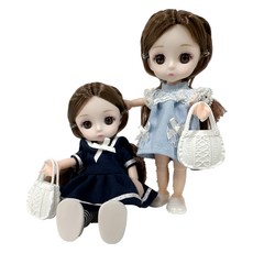 agaplus Sariel 迷你關節娃娃2款套組, 16cm, 夏洛特 + 喬伊, 1套