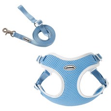 미니미즈 강아지 크레용 에어핏 하네스 + 리드줄 세트, 1개