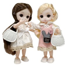 아가플러스 사리엘 미니 구체관절인형 2종 세트, 16cm, 릴리 + 리나, 1세트