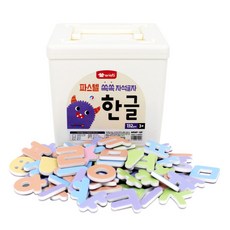 ariati 柔和的磁性字母韓文, 1個, 132件