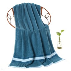 Sonio 純棉線條浴巾 70 x 140 cm, 03 綠色, 1個