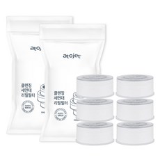 [1 年過濾器] Atojet 清潔洗臉盆補充過濾器 (6EA), 1盒
