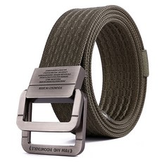 맙소샵 男士高級搭扣戶外運動腰帶 RK2052, 卡其色, 1個