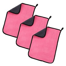 소니오 투톤 컬러 소프트 핸드타월 30 x 30 cm, 02 핑크, 3개