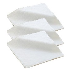 Sonio 基本款柔軟彩色擦手巾 25 x 25 cm, 3個, 01 白色