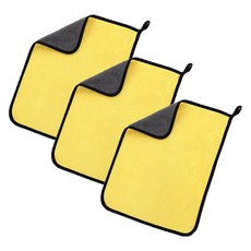 소니오 투톤 컬러 소프트 핸드타월 30 x 30 cm, 01 옐로우, 3개