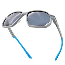 HILX 신디케이트 스포츠 선글라스 HSD03304+SDBK1, 매트솔리드그레이(프레임), 블랙(렌즈), 1개