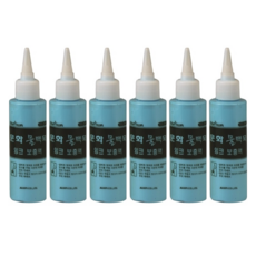 munhwA THEZONE 水性白板筆墨水補充液 補充裝 100ml, 藍色, 6個