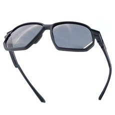 HILX Syndicate 運動護目鏡太陽眼鏡 HSD03301+SDBK1, 霧面水晶黑(鏡框), 黑色(鏡片), 1個