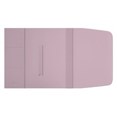 SOYMIX 十字紋皮革書套多 M, 1個, 紫色