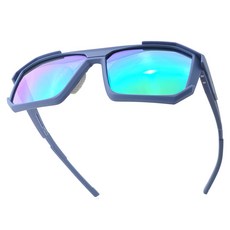 HILX 저거너트 스포츠 선글라스 HKP04602+KPGN4, FREE, 매트솔리드블루(프레임), 그린미러(렌즈), 1개