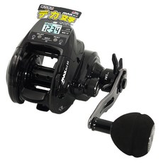 Abu Garcia 測深捲線器 右手把, MAX DLC BIG GAME H, 黑色 + 銀色