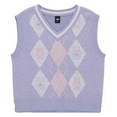 JCB 女童菱格紋針織背心 S545