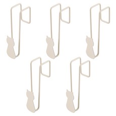 에이비엠코리아 래빗 스틸 도어 훅, 아이보리, 5개
