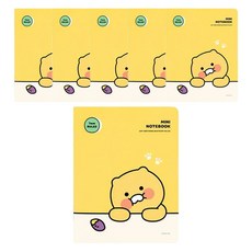 KAKAO FRIENDS 春植迷你筆記本, 地瓜, 6個