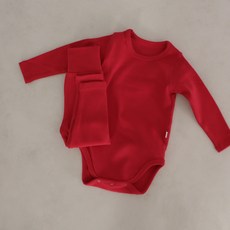 PEEKABOO Winter嬰兒長袖包屁衣+長褲套裝