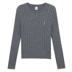 applepink 女童款兔子刺繡麻花針織套衫 APK7S502