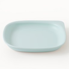 TACKAON 幼兒用方形Ecozen日常盤 L, 1個, 薄荷綠