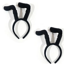 PARTYSHOW 螞蟻觸角髮箍, 黑色, 2個