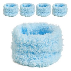 Allode 毛絨毛根 手工藝用鐵絲 1m, 13 淺天空藍, 5個