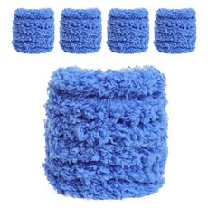 Allode 毛絨毛根 手工藝用鐵絲 1m, 24 寶石藍, 5個