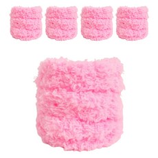 알로데 뽀글 모루 공예용 철사 1m, 21 핑크파우더, 5개