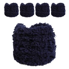 알로데 뽀글 모루 공예용 철사 1m, 34 딥사파이어블루, 5개