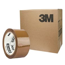 3M Scotch 309 壓克力 OPP 封箱膠帶 黃色 48mm x 40m, 36個
