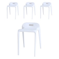 마켓비 CRAUL 의자, 화이트, 4개