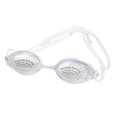 KUGI 防霧成人泳鏡 KA-ZGR190, 白色, 1個