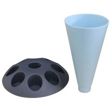 Bestom 8孔花嘴架 + 擠花袋固定杯組, 支架 + 固定杯, 隨機出貨, 1套