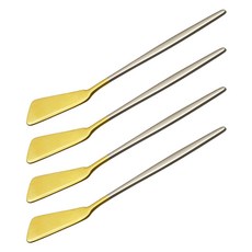 Table Art Avella 霧面雙色奶油刀, 金色 + 銀色, 4個