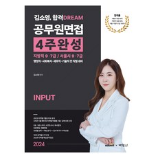2024 Kim So Young合格DREAM公務員面試4週完成:地方公務員9~7級/首爾市公務員9~7級, 樸英莎