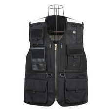 DELPHA 韓國製造 外送背心 黑色 DP-Z007, 1個