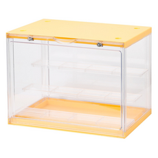 高級公仔收納盒 大號 黃色, 1個