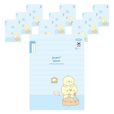 펜피아 1 000 초등 글짓기장 제본노트, C 블루, 10개