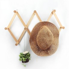 UNIQUE HOUSE HOME DECO 原木伸縮衣架 中, 1個, 單色