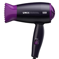 유닉스 이온 접이식 파워풍량 드라이어 1600W, UN-A1407, 퍼플