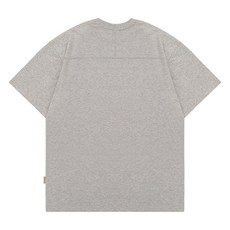 엘라모 무지 뒷면절개 오버핏 반팔 티셔츠